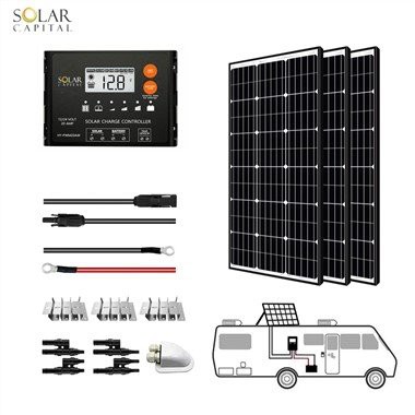 Kit solar 300W 12V Off Grid